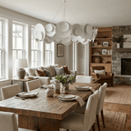 Orvella Plaster Disc Chandelier
