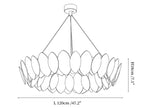 Orvella Plaster Disc Chandelier
