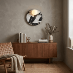 Orvella Stone Disc Wall Sconce