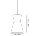 Orvella Travertine Pendant Light