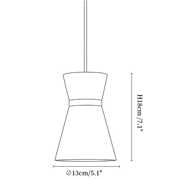 Orvella Travertine Pendant Light