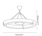 Orvian Halo Art Chandelier