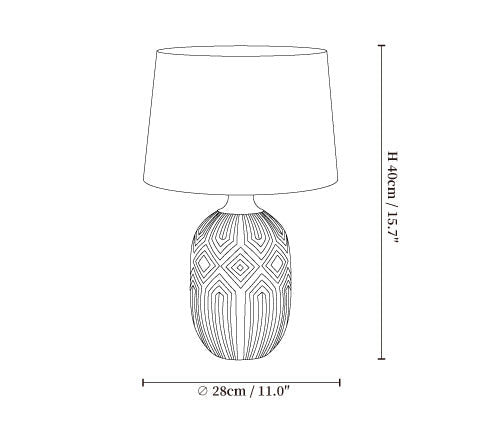 Oryza Geometric Table Lamp