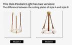 Oslo Alabaster Pendant Light A
