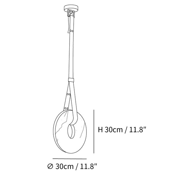 Oslo Alabaster Pendant Light A