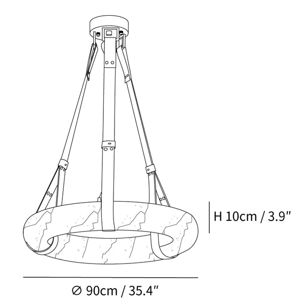 Oslo Alabaster Pendant Light B
