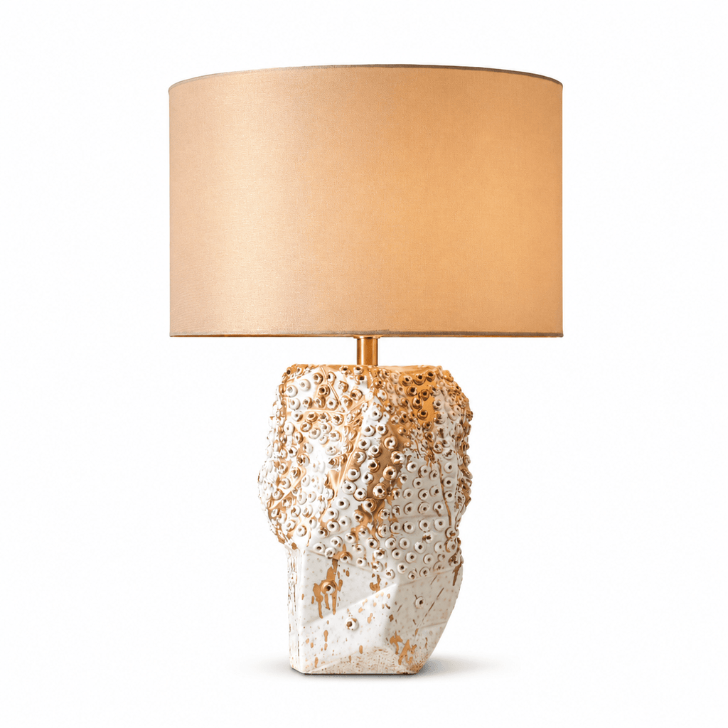 Ostreya Coral - Texture Ceramic Table Lamp