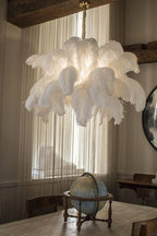 Ostrich Feather Chandeliers