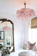 Ostrich Feather Chandeliers