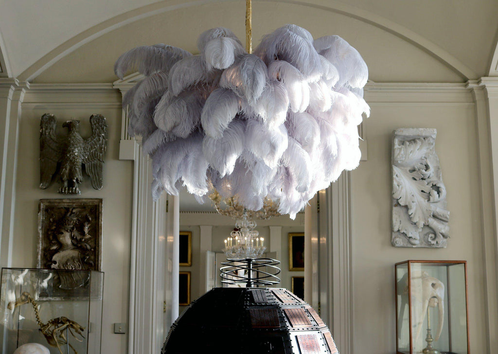 Ostrich Feather Chandeliers