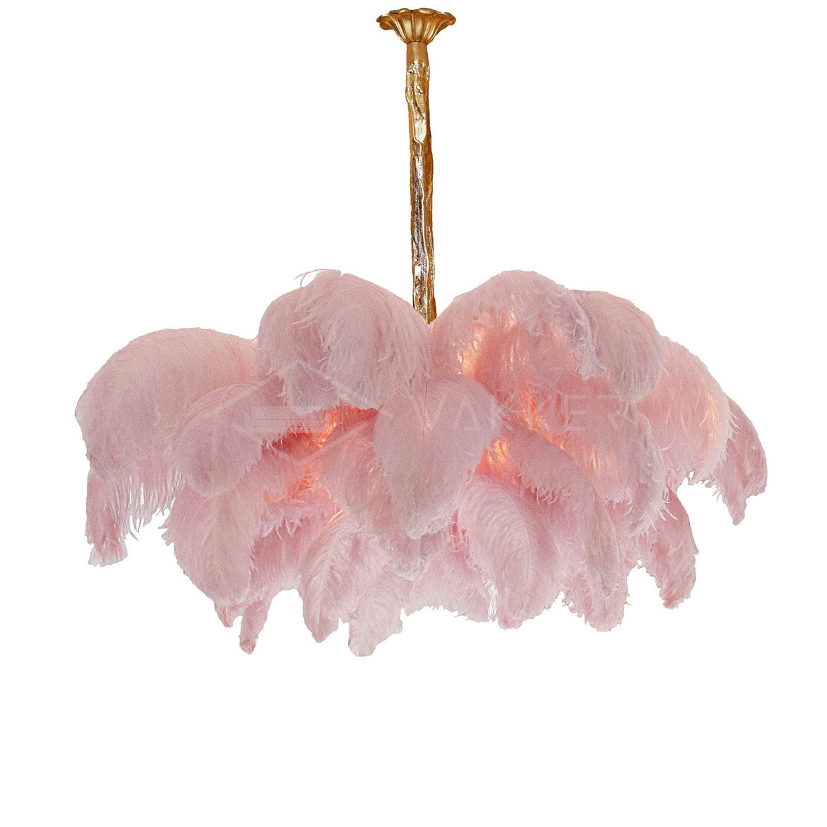 Ostrich Feather Chandeliers