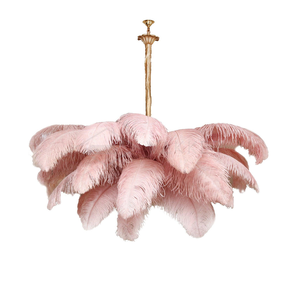 Ostrich Feather Chandeliers