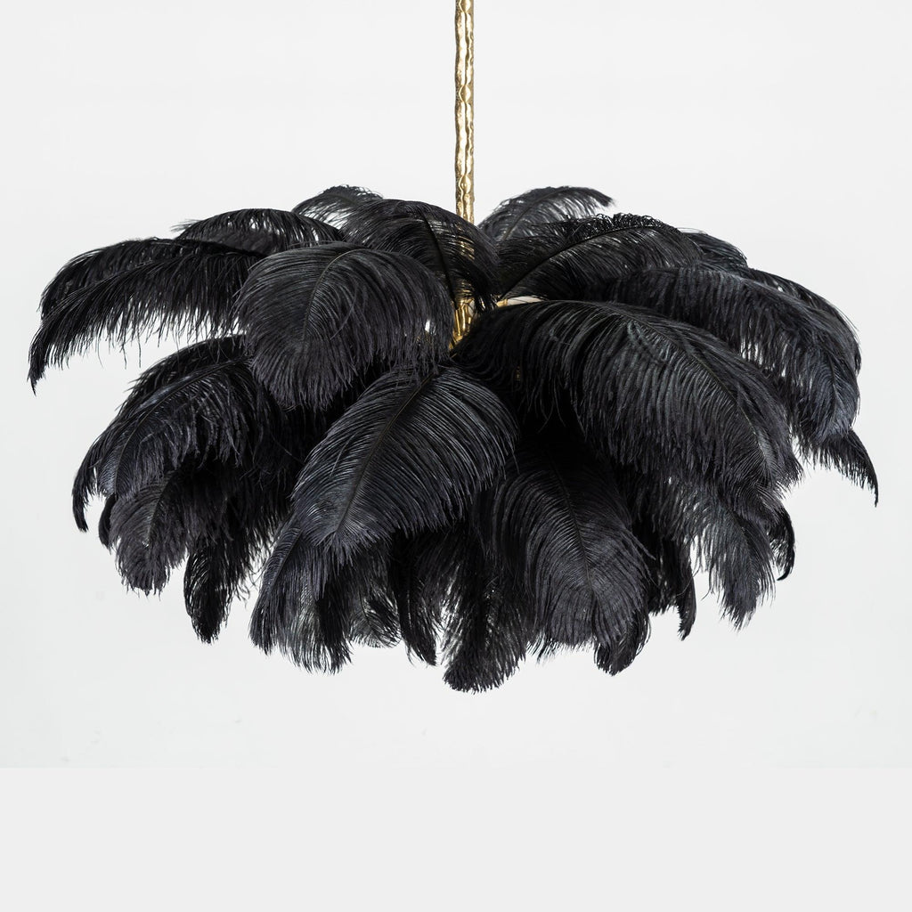 Ostrich Feather Chandeliers