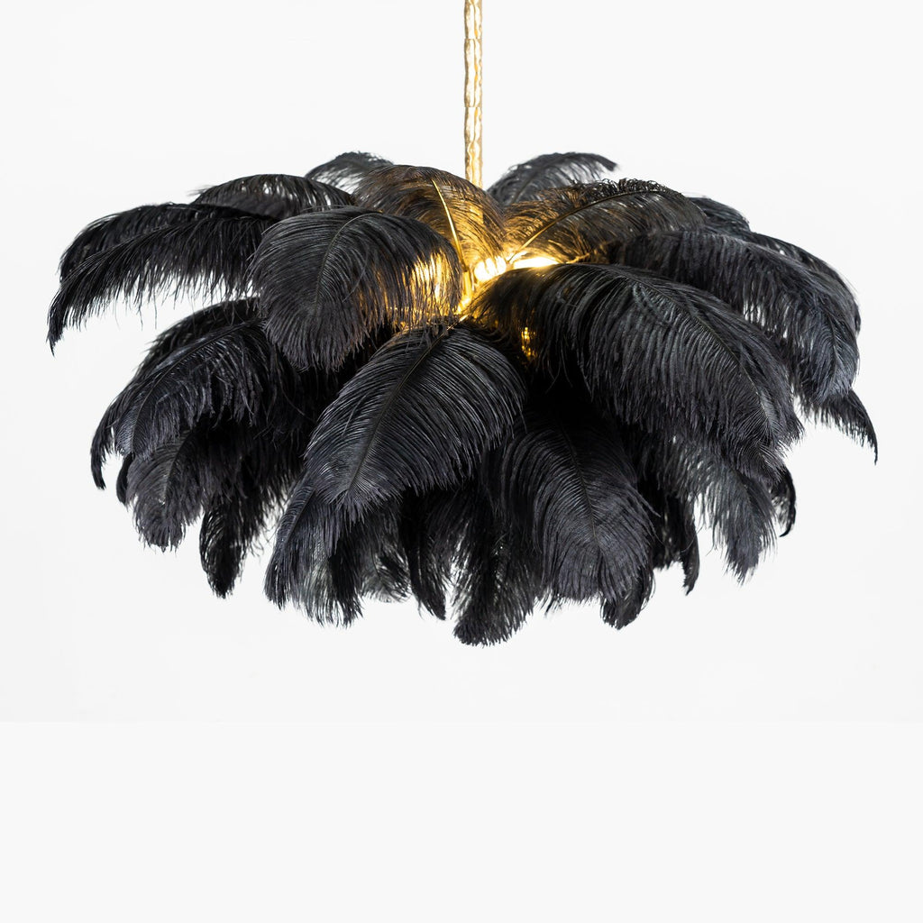 Ostrich Feather Chandeliers