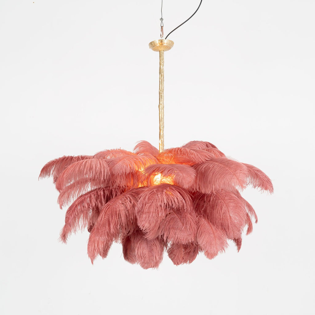Ostrich Feather Chandeliers