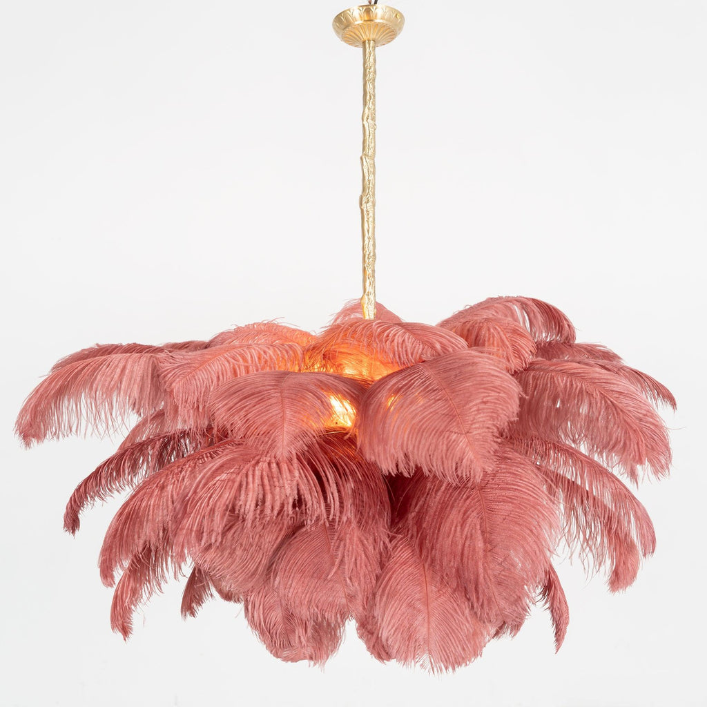 Ostrich Feather Chandeliers