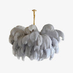 Ostrich Feather Chandeliers