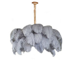 Ostrich Feather Chandeliers