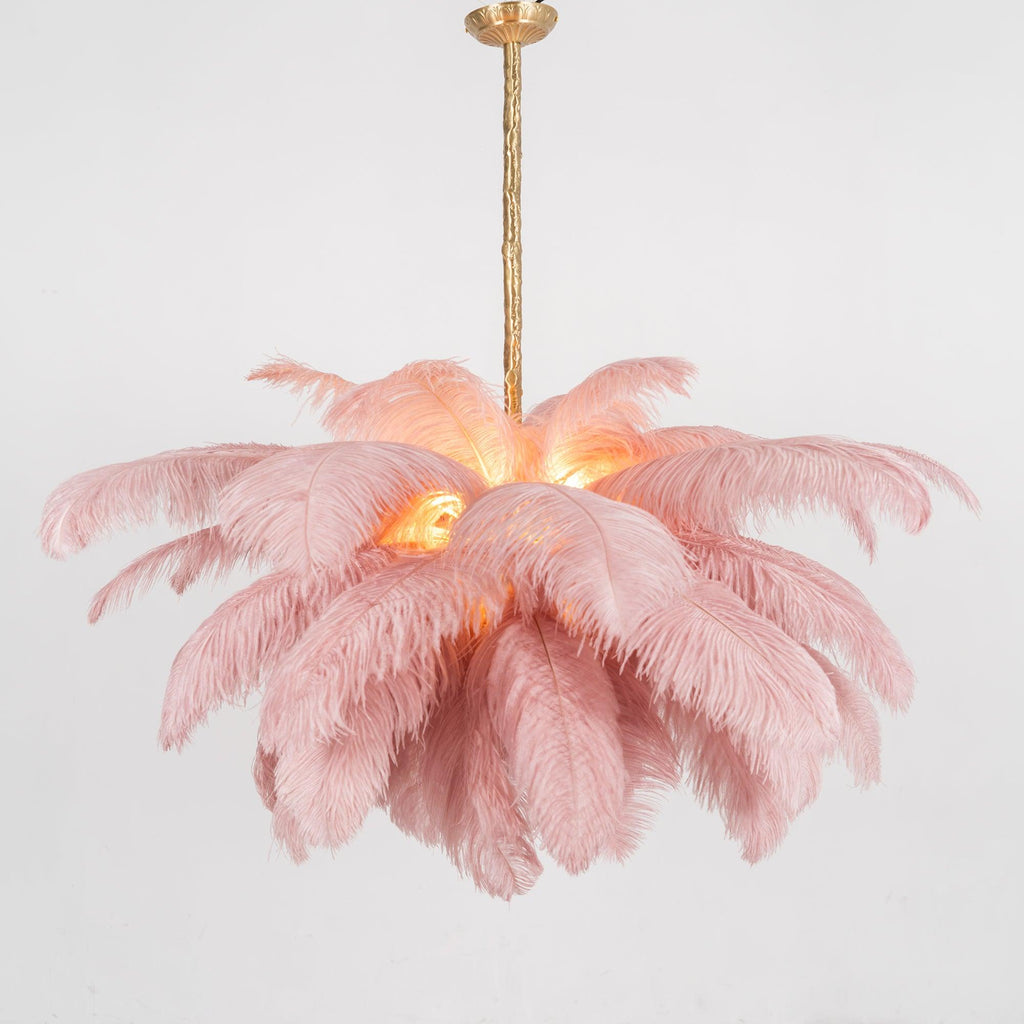 Ostrich Feather Chandeliers