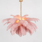 Ostrich Feather Chandeliers