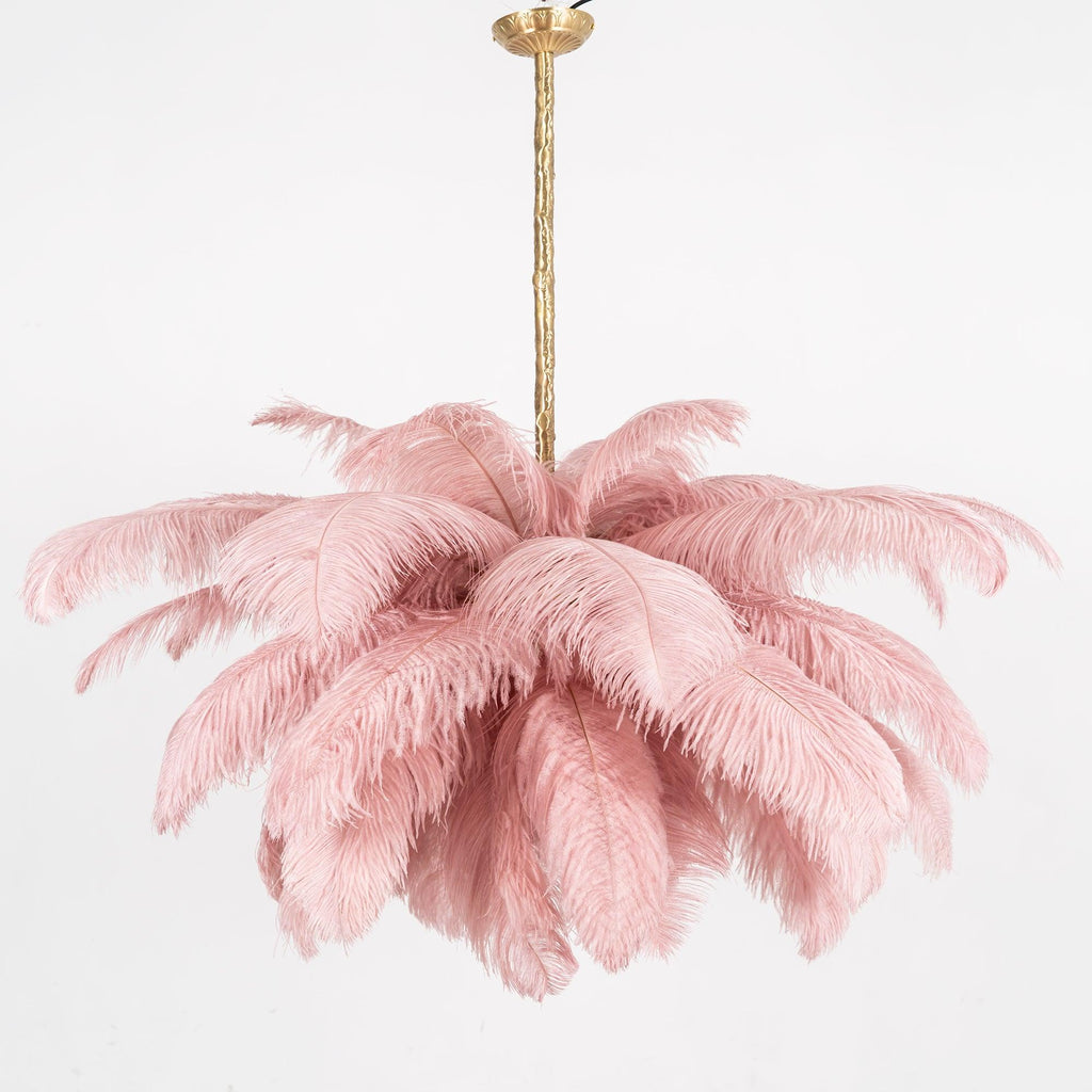 Ostrich Feather Chandeliers