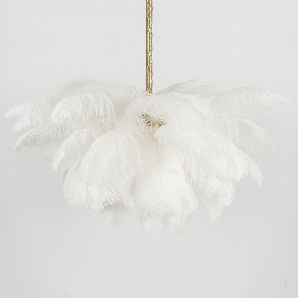 Ostrich Feather Chandeliers