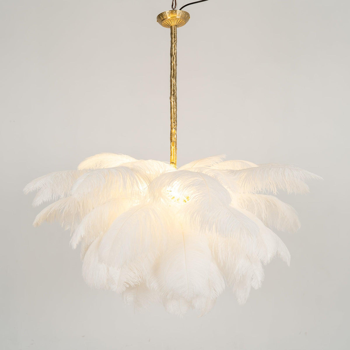 Ostrich Feather Chandeliers