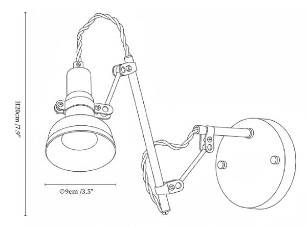 Otto Crane Wall Lamp