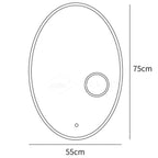 Oval Mirror Light