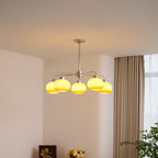 Oval Persimmon Chandelier