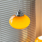 Oval Persimmon Pendant Light