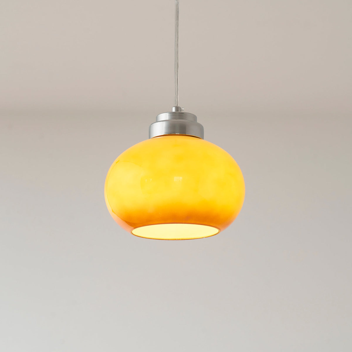 Oval Persimmon Pendant Light
