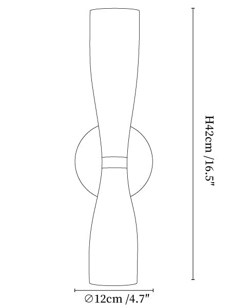 Ovalo Duo Wall Light
