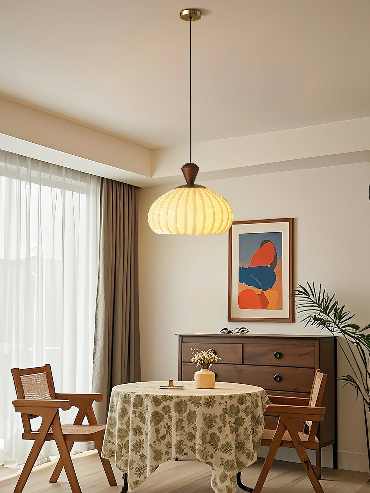 Ovola Pleated Pendant Light
