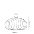 Ovola Pleated Pendant Light