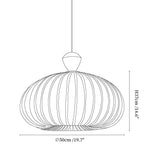 Ovola Pleated Pendant Light