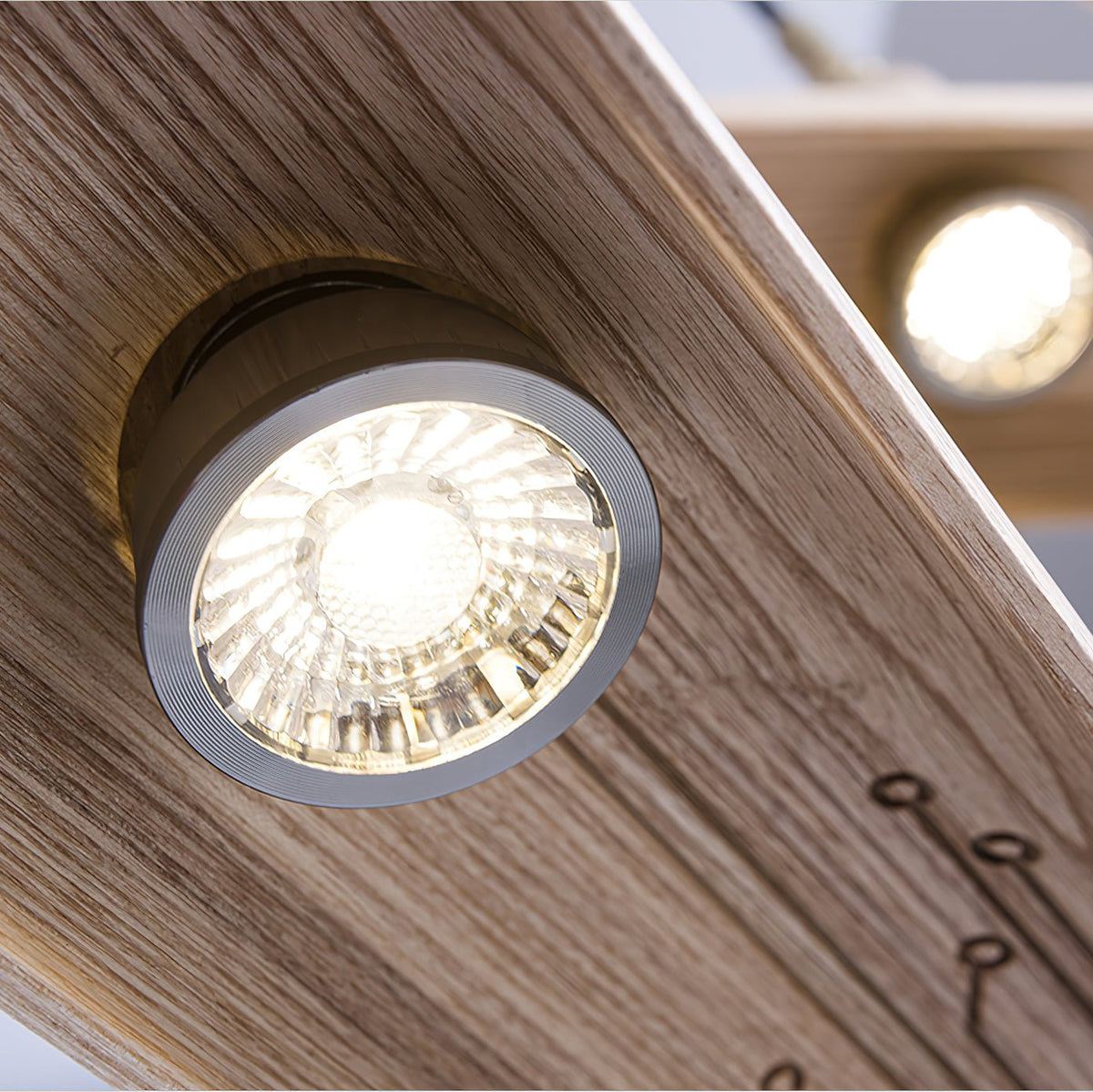 Disc Wooden Pendant Lamp