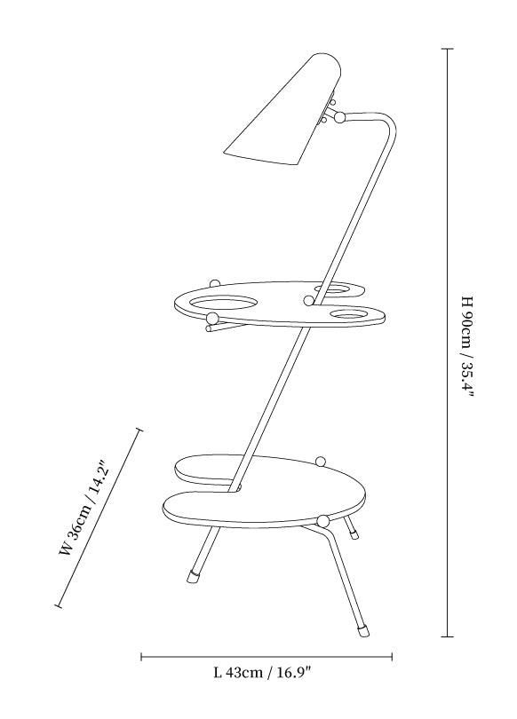 Palette Floor Lamp