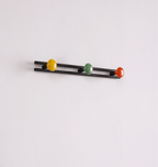 Pallini Ceramic Knob Wall Coat Rack
