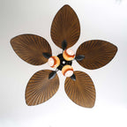 Palm Whisper Tropical Ceiling Fan Light