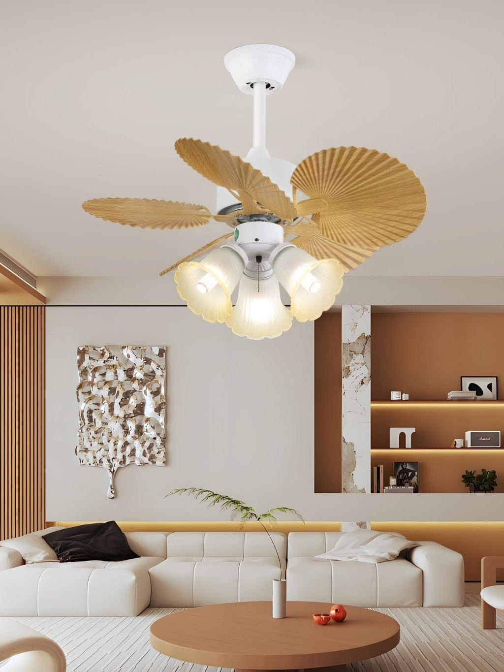 Palmera Bloom Ceiling Fan Light