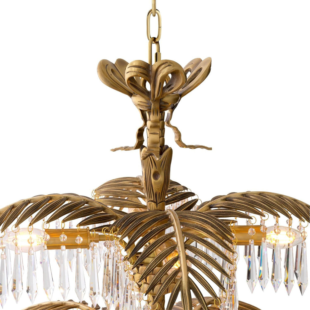 Palmera Brass Chandelier
