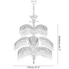 Palmera Brass Chandelier