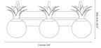 Palmera Spanish Alabaster Wall Sconce