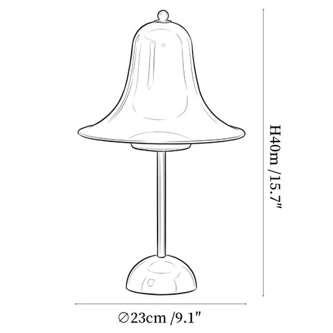 Pantop Bell Table Lamp