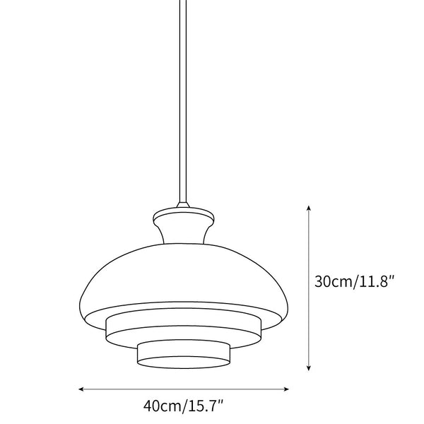 Paolina Glass Pendant Lamp