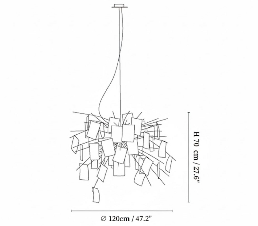 Paper Chandelier