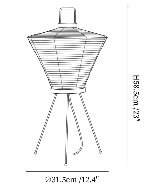 Paper Lantern Table Lamp