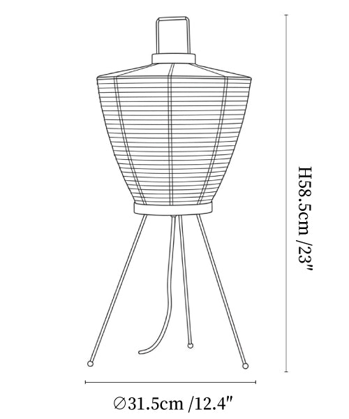 Paper Lantern Table Lamp