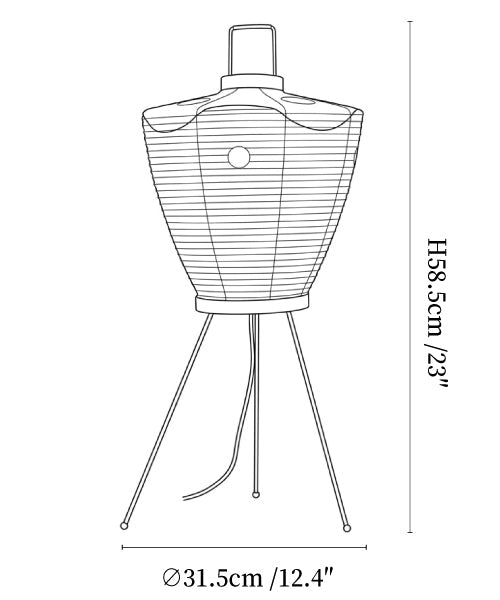Paper Lantern Table Lamp